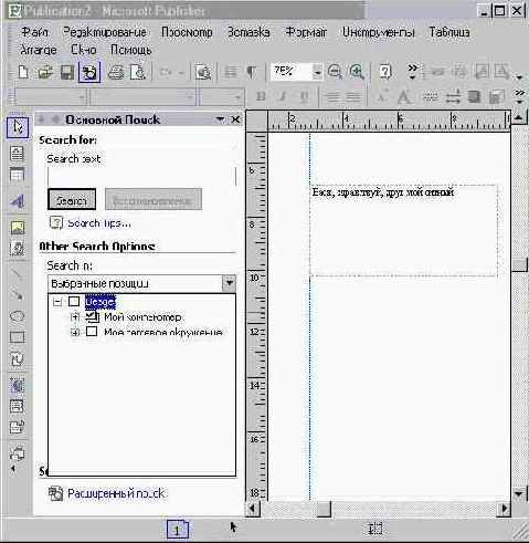  1 Microsoft Publisher (II)