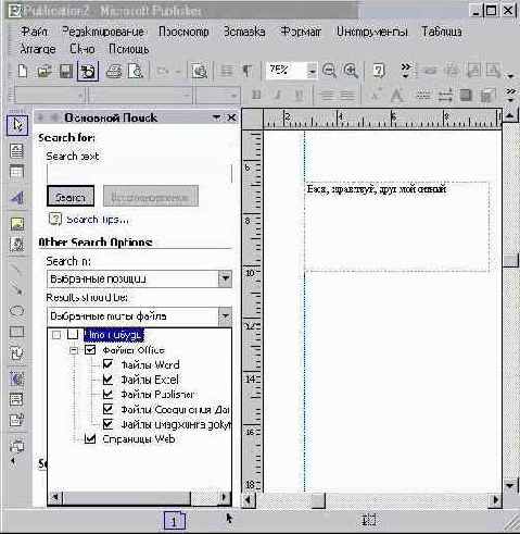  1 Microsoft Publisher (II)